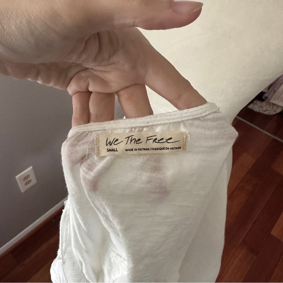 Free People We The Free Sundae Tee | Ivory | Size Small - Picture 8 of 10